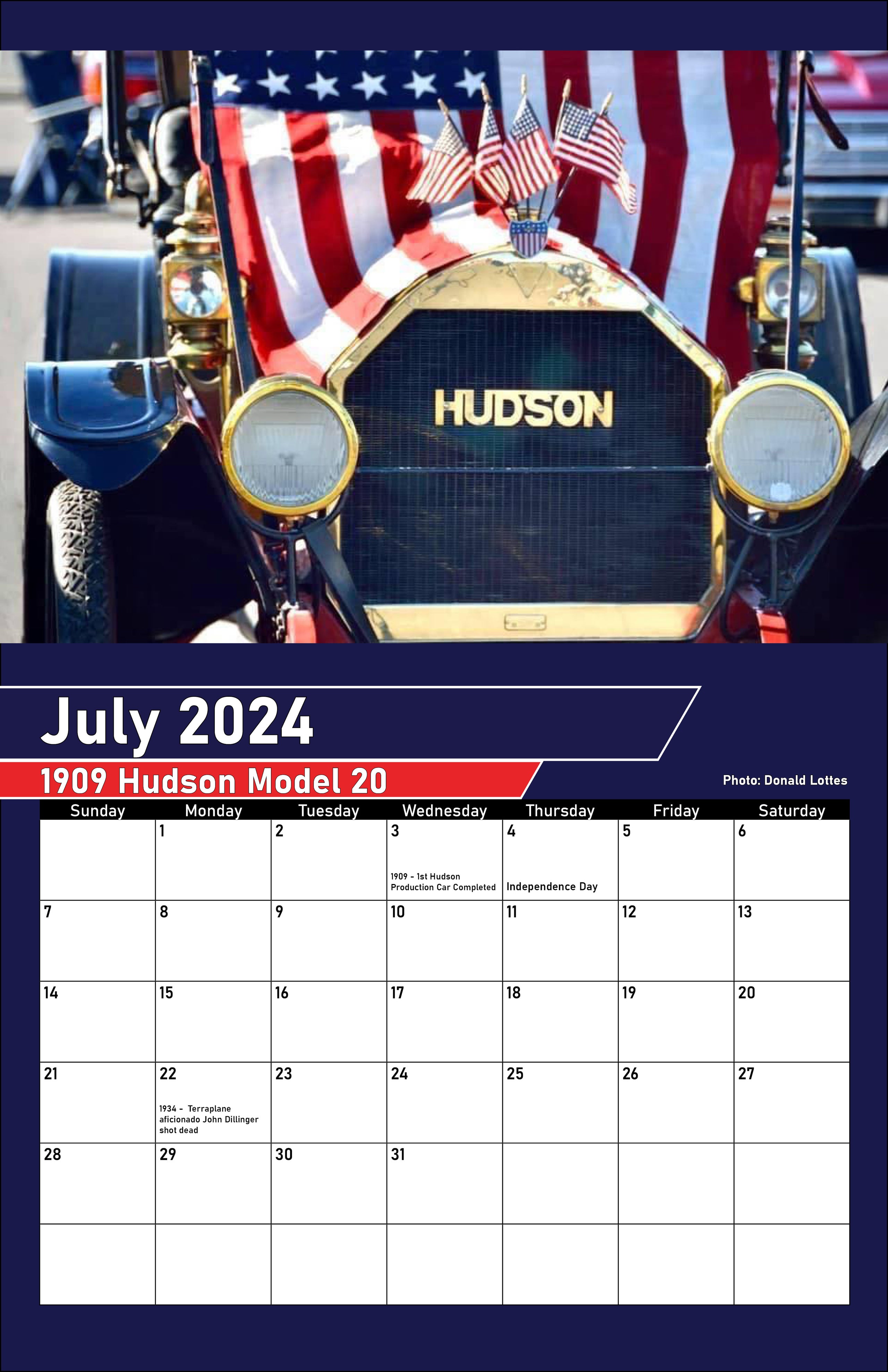 2024 Hudson Essex Terraplane Calendar Hudson Essex Terraplane